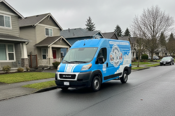 Laundry Wizard Coming Down The Street 600X400