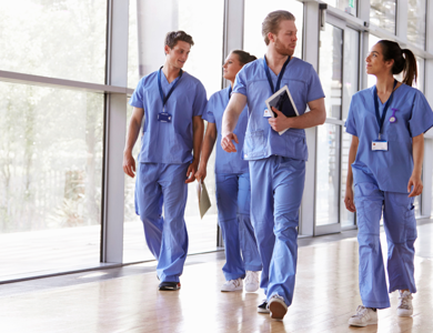 Medical Laundry Hospital Staff In Hall 02 1800X900