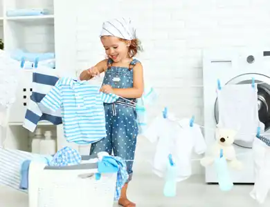 Child Laundry Shutterstock 486094783