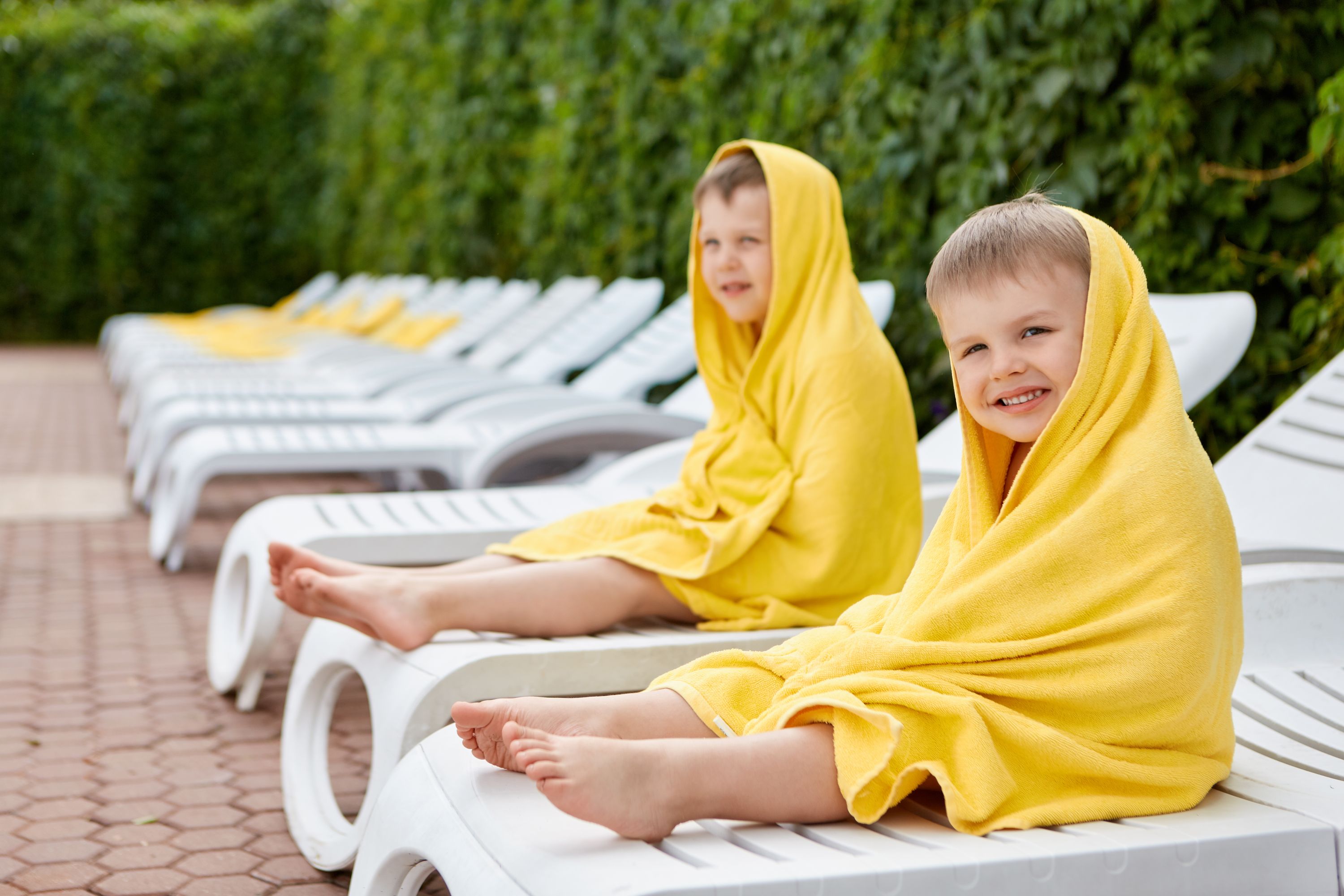 Kids And Towels Shutterstock 686836108