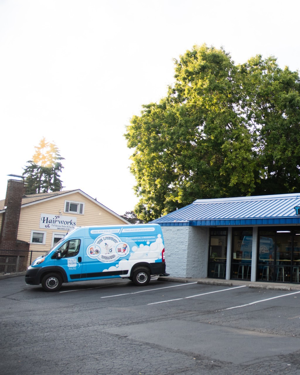 Ozone laundry system used with washing machines at The Laundry Wizard in Vancouver Washington